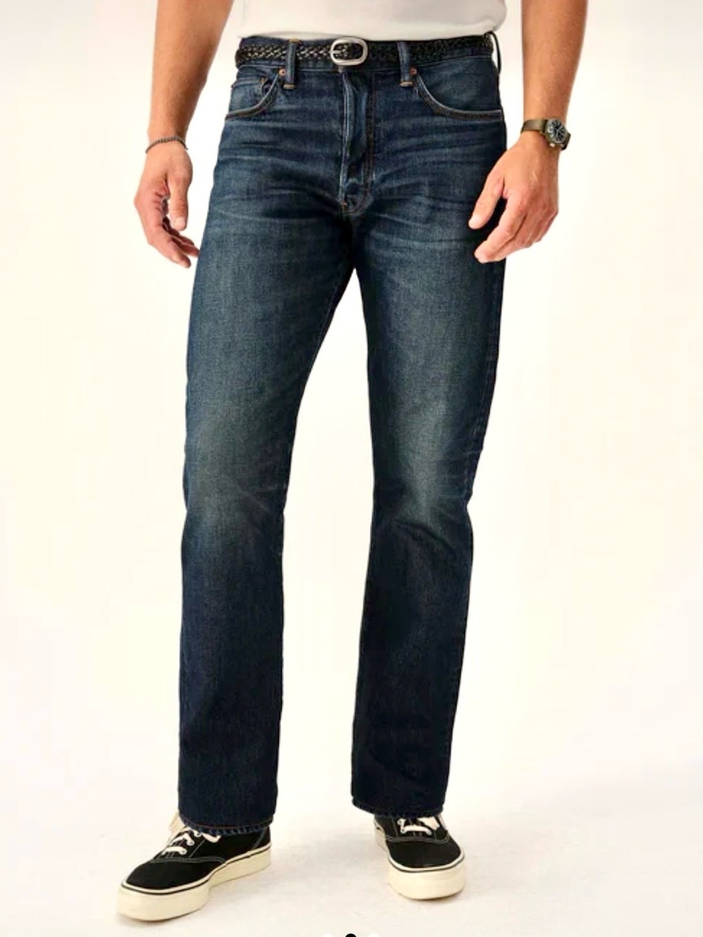 NWT Buck Mason Men's Standard Fit Jeans straight Dark Indigo preppy luxury 29x33